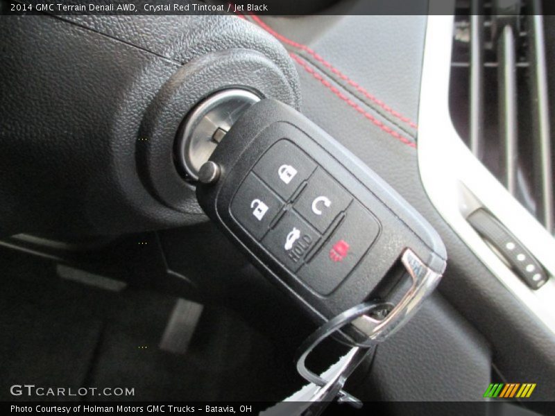 Crystal Red Tintcoat / Jet Black 2014 GMC Terrain Denali AWD