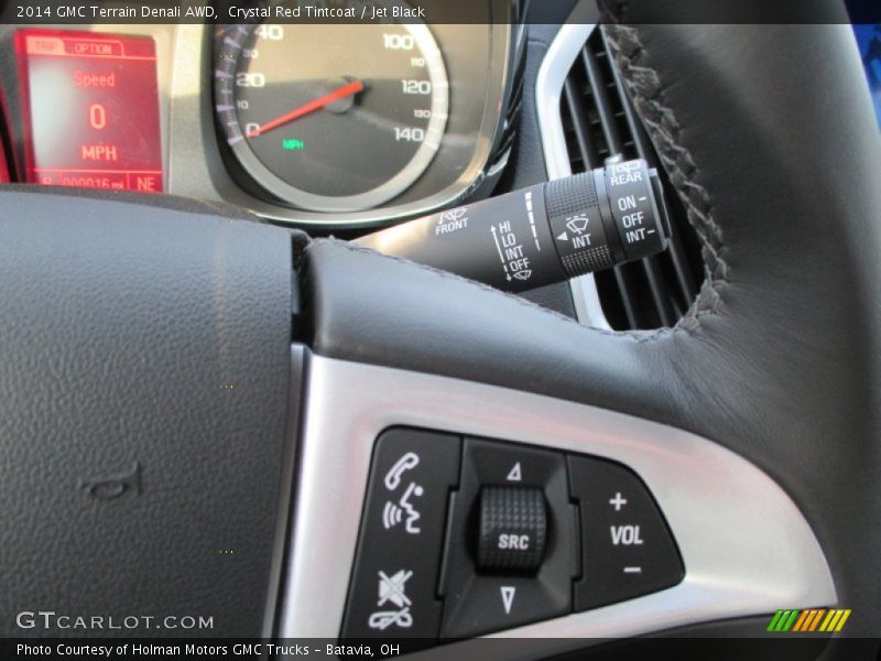Crystal Red Tintcoat / Jet Black 2014 GMC Terrain Denali AWD