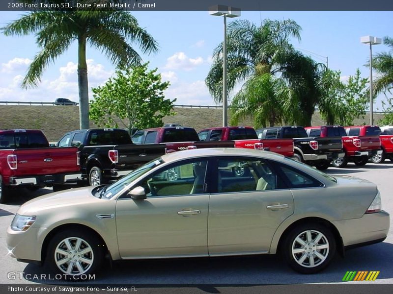 Dune Pearl Metallic / Camel 2008 Ford Taurus SEL