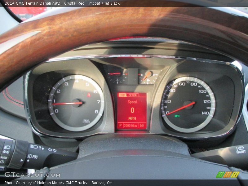 Crystal Red Tintcoat / Jet Black 2014 GMC Terrain Denali AWD