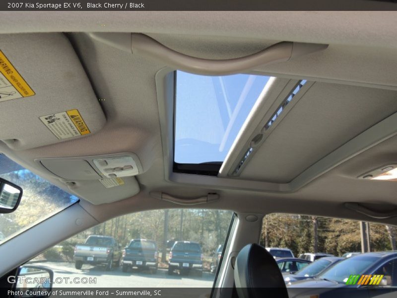 Black Cherry / Black 2007 Kia Sportage EX V6