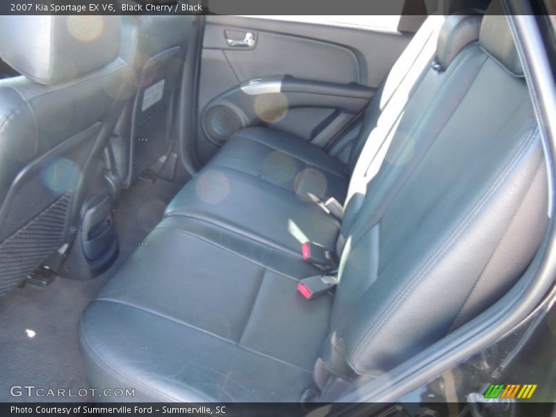 Black Cherry / Black 2007 Kia Sportage EX V6