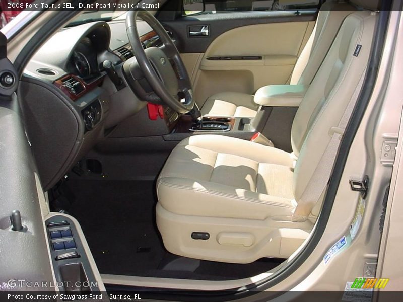 Dune Pearl Metallic / Camel 2008 Ford Taurus SEL