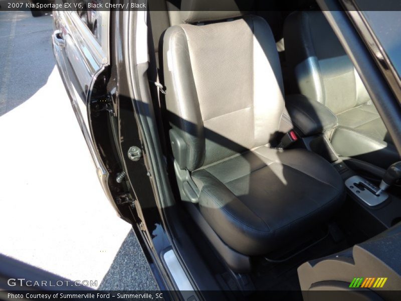Black Cherry / Black 2007 Kia Sportage EX V6