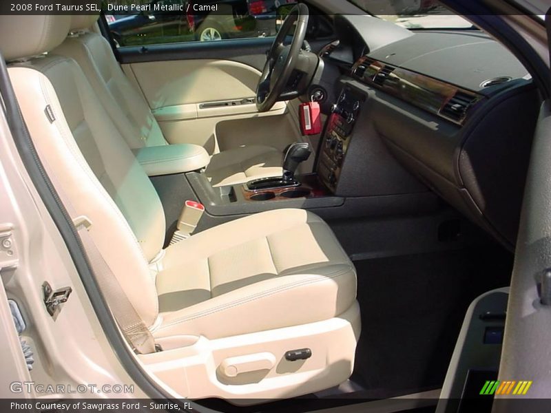 Dune Pearl Metallic / Camel 2008 Ford Taurus SEL