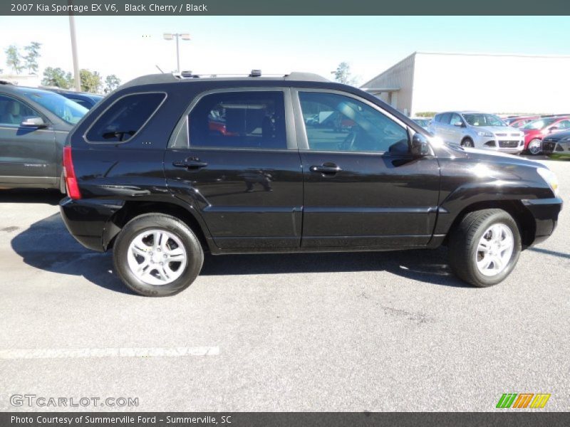 Black Cherry / Black 2007 Kia Sportage EX V6