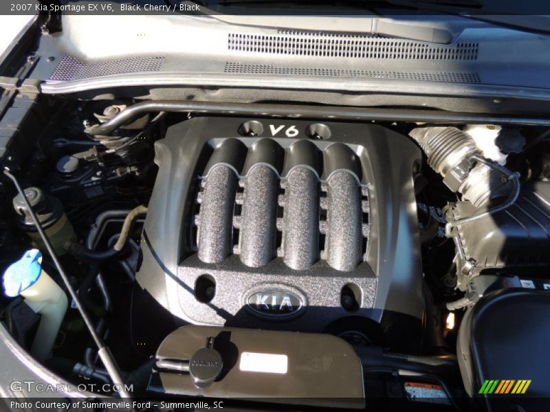 Black Cherry / Black 2007 Kia Sportage EX V6