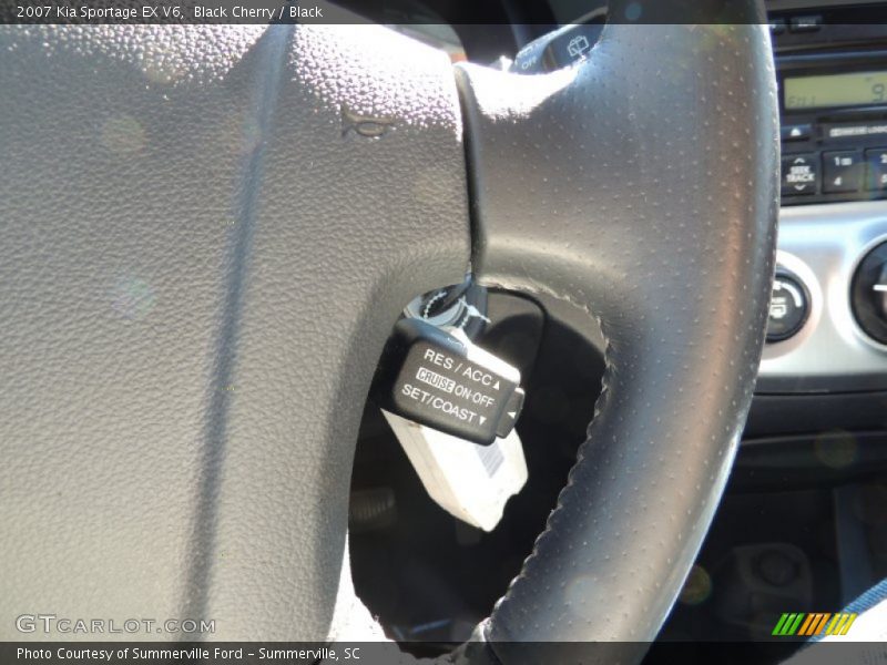 Black Cherry / Black 2007 Kia Sportage EX V6