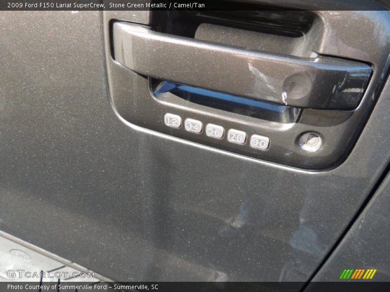 Stone Green Metallic / Camel/Tan 2009 Ford F150 Lariat SuperCrew