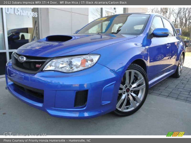 Front 3/4 View of 2012 Impreza WRX STi 4 Door