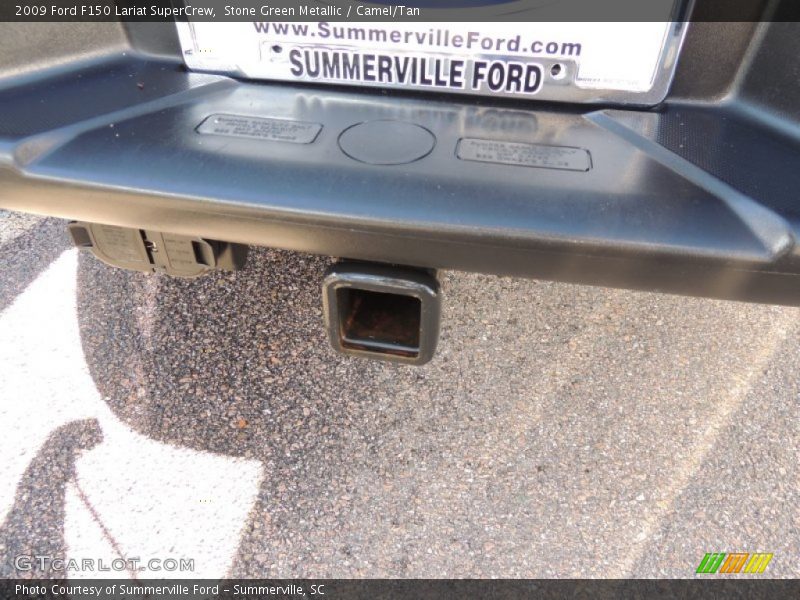 Stone Green Metallic / Camel/Tan 2009 Ford F150 Lariat SuperCrew
