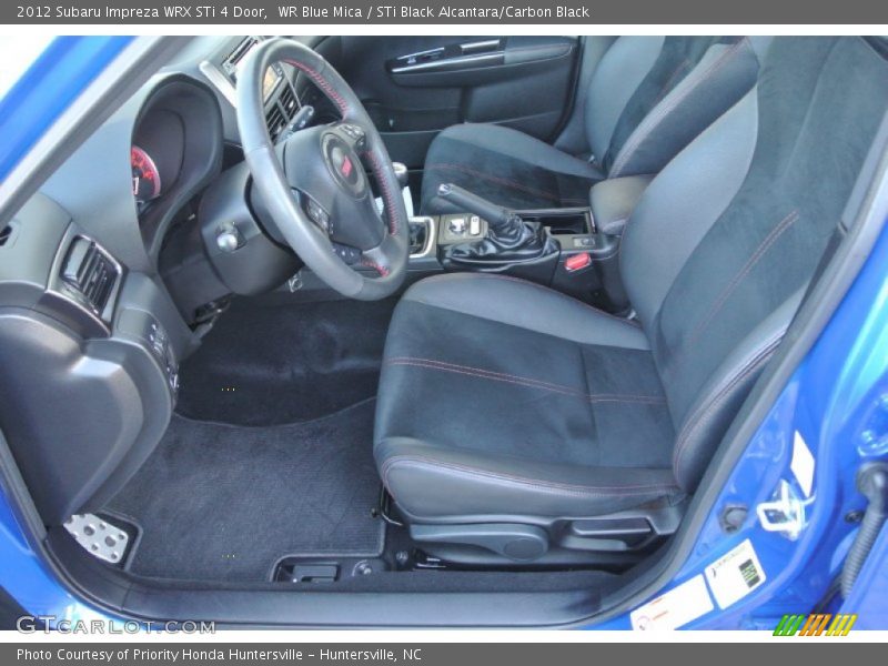 Front Seat of 2012 Impreza WRX STi 4 Door