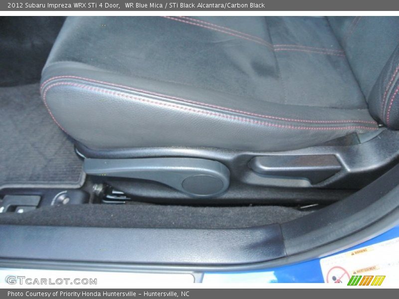 Front Seat of 2012 Impreza WRX STi 4 Door