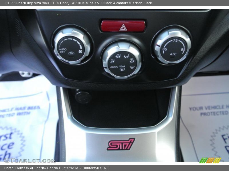 Controls of 2012 Impreza WRX STi 4 Door