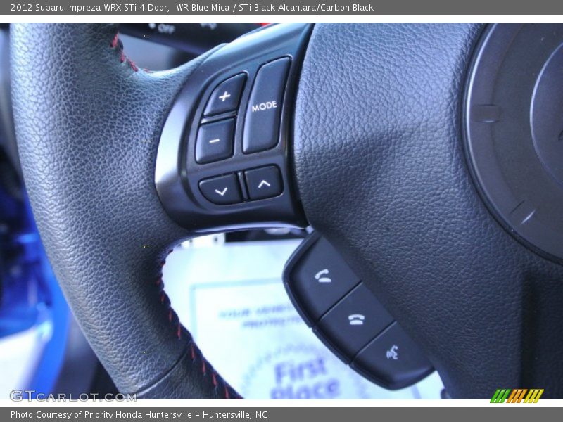Controls of 2012 Impreza WRX STi 4 Door