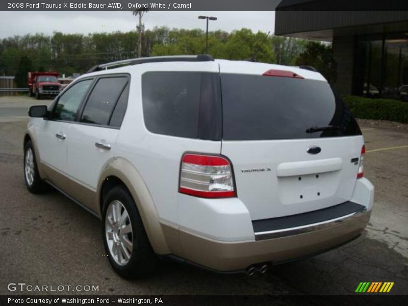 Oxford White / Camel 2008 Ford Taurus X Eddie Bauer AWD