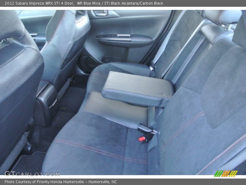Rear Seat of 2012 Impreza WRX STi 4 Door