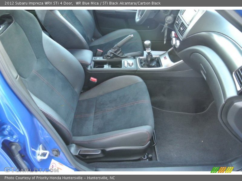 Front Seat of 2012 Impreza WRX STi 4 Door