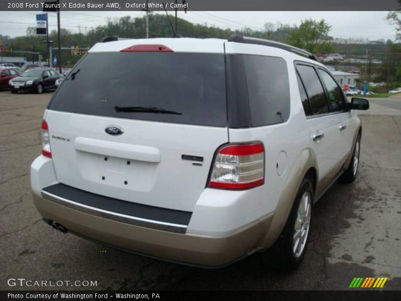 Oxford White / Camel 2008 Ford Taurus X Eddie Bauer AWD