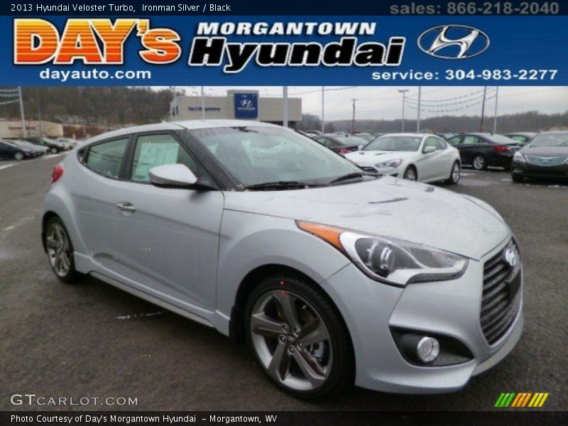 Ironman Silver / Black 2013 Hyundai Veloster Turbo