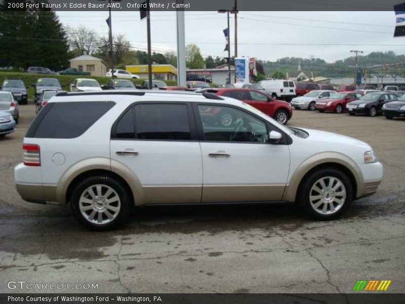 Oxford White / Camel 2008 Ford Taurus X Eddie Bauer AWD