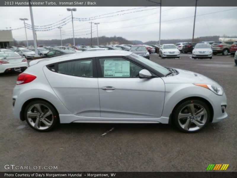 Ironman Silver / Black 2013 Hyundai Veloster Turbo
