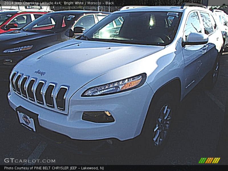 Bright White / Morocco - Black 2014 Jeep Cherokee Latitude 4x4