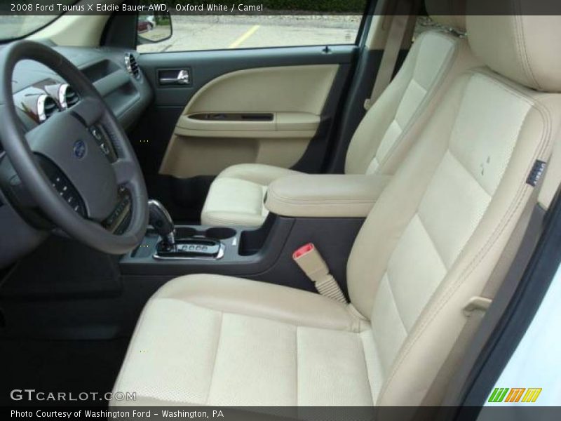 Oxford White / Camel 2008 Ford Taurus X Eddie Bauer AWD