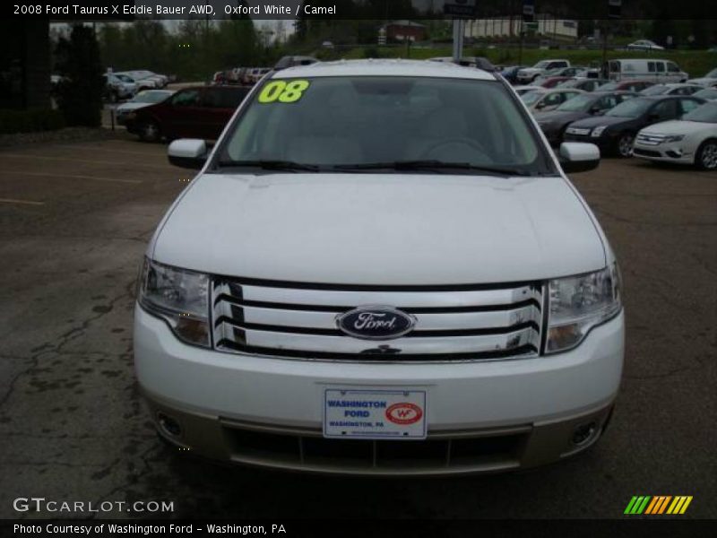 Oxford White / Camel 2008 Ford Taurus X Eddie Bauer AWD