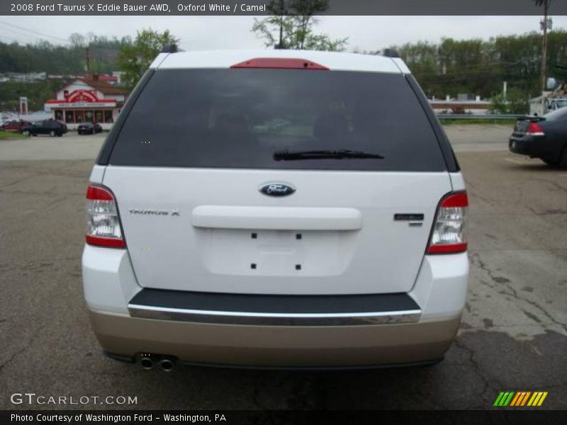Oxford White / Camel 2008 Ford Taurus X Eddie Bauer AWD
