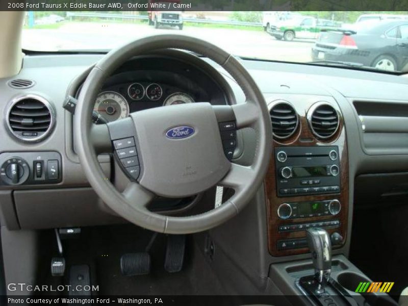 Oxford White / Camel 2008 Ford Taurus X Eddie Bauer AWD
