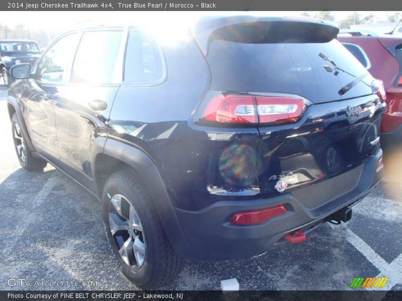 True Blue Pearl / Morocco - Black 2014 Jeep Cherokee Trailhawk 4x4
