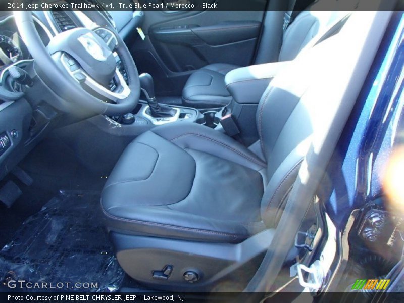 True Blue Pearl / Morocco - Black 2014 Jeep Cherokee Trailhawk 4x4