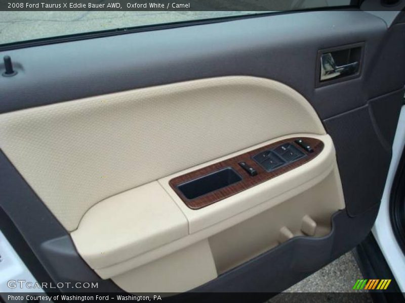 Oxford White / Camel 2008 Ford Taurus X Eddie Bauer AWD