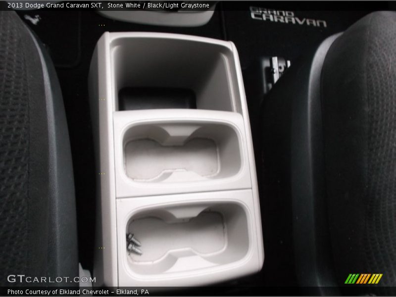 Stone White / Black/Light Graystone 2013 Dodge Grand Caravan SXT