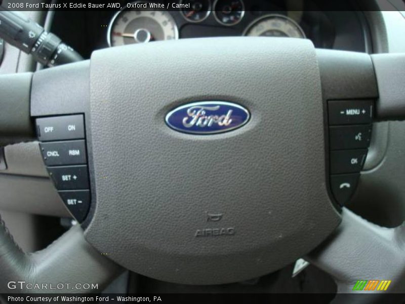 Oxford White / Camel 2008 Ford Taurus X Eddie Bauer AWD