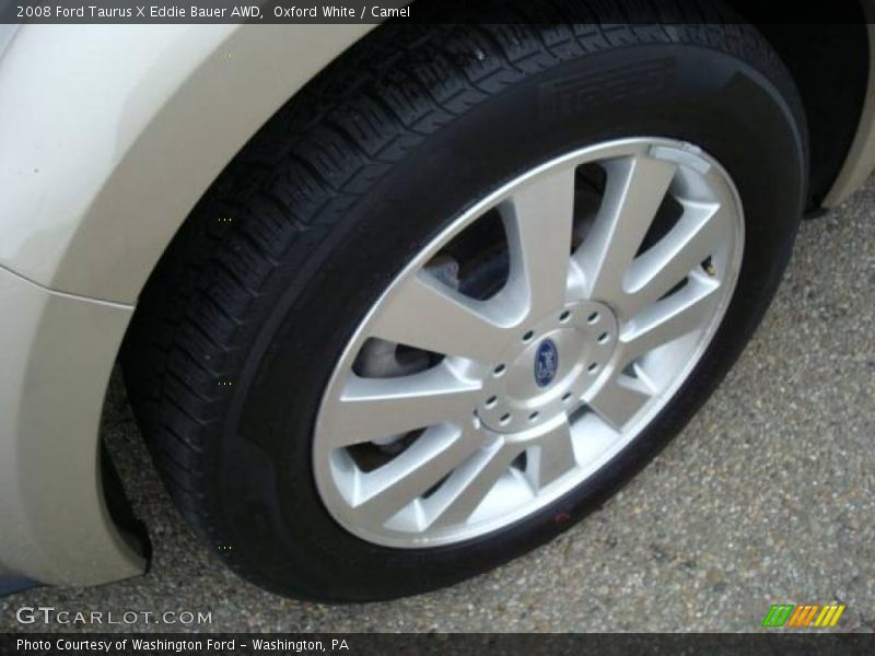 Oxford White / Camel 2008 Ford Taurus X Eddie Bauer AWD