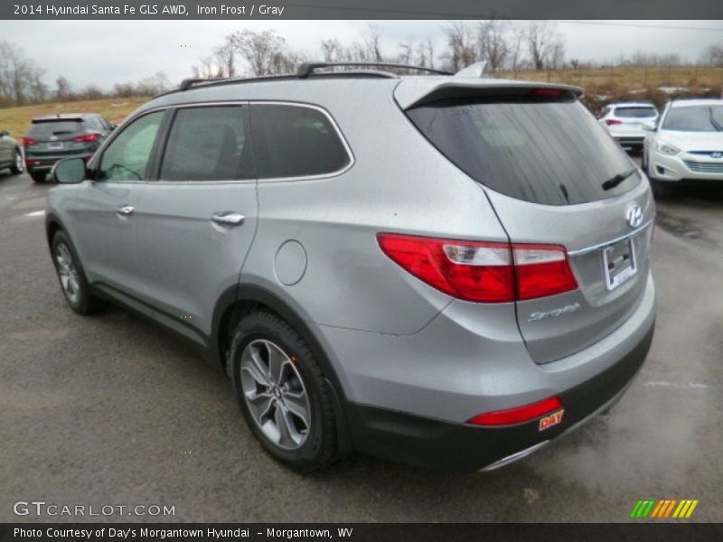 Iron Frost / Gray 2014 Hyundai Santa Fe GLS AWD