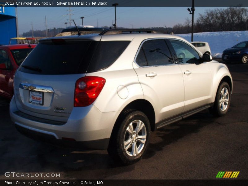 Silver Ice Metallic / Jet Black 2013 Chevrolet Equinox LT