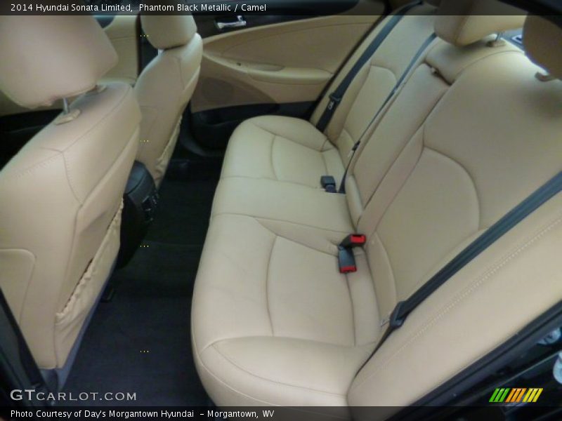 Phantom Black Metallic / Camel 2014 Hyundai Sonata Limited