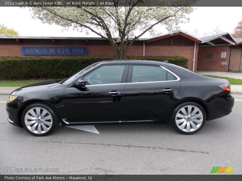 Jet Black Metallic / Jet Black 2010 Saab 9-5 Aero Sedan XWD