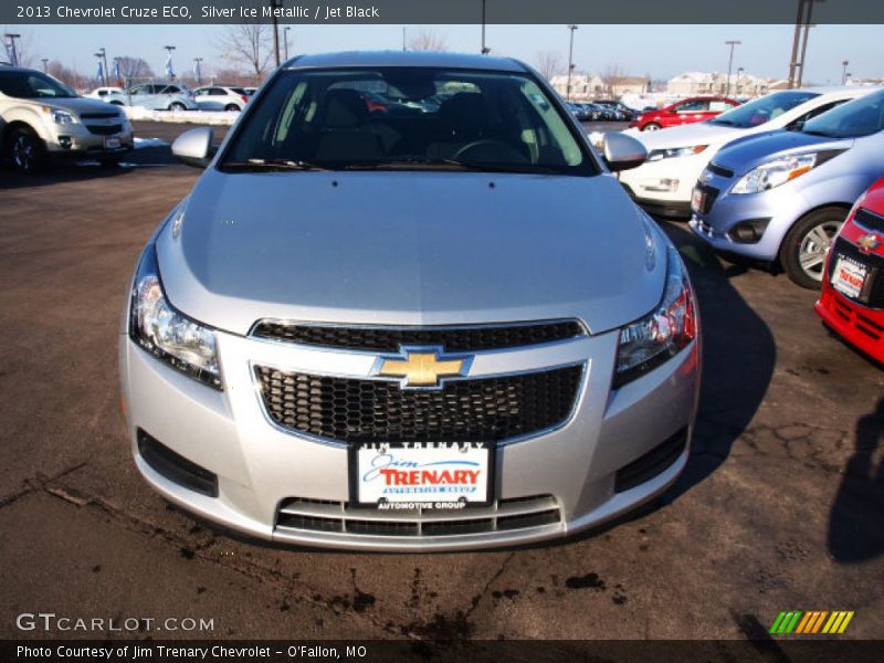 Silver Ice Metallic / Jet Black 2013 Chevrolet Cruze ECO