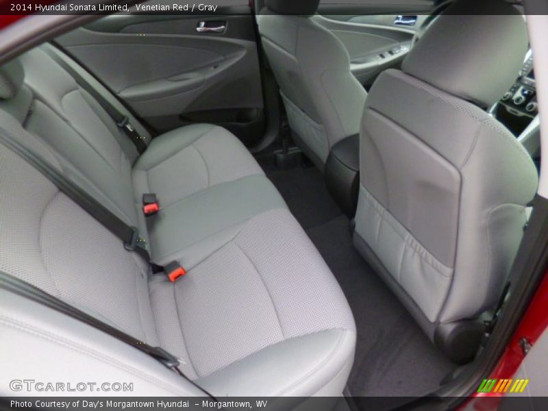 Venetian Red / Gray 2014 Hyundai Sonata Limited