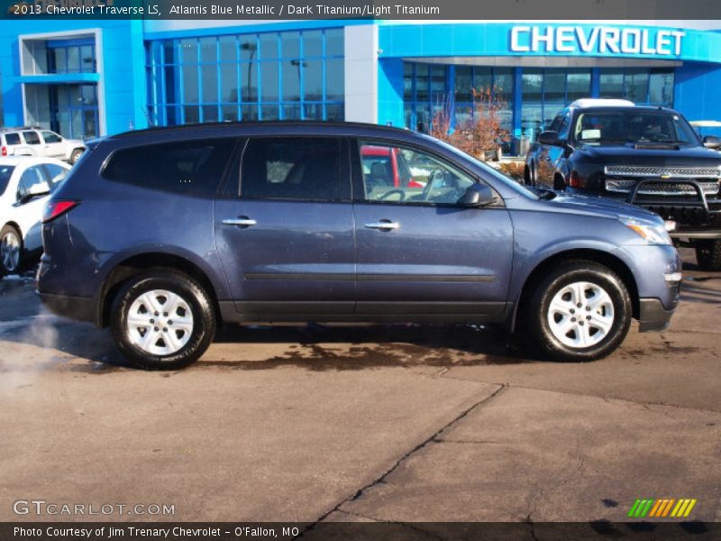 Atlantis Blue Metallic / Dark Titanium/Light Titanium 2013 Chevrolet Traverse LS