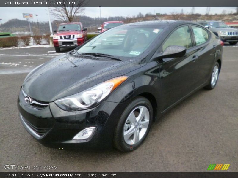 Black / Beige 2013 Hyundai Elantra GLS