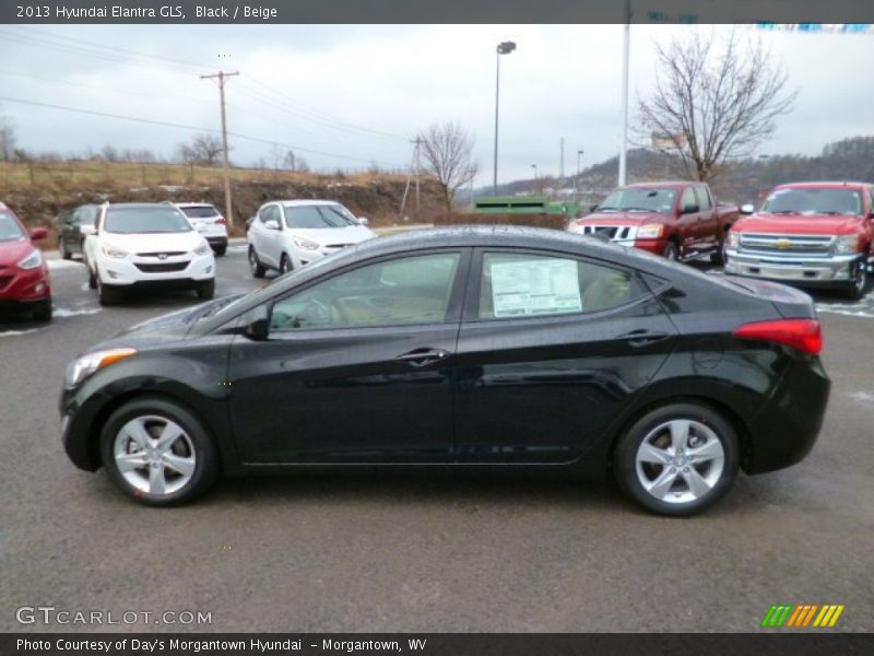 Black / Beige 2013 Hyundai Elantra GLS