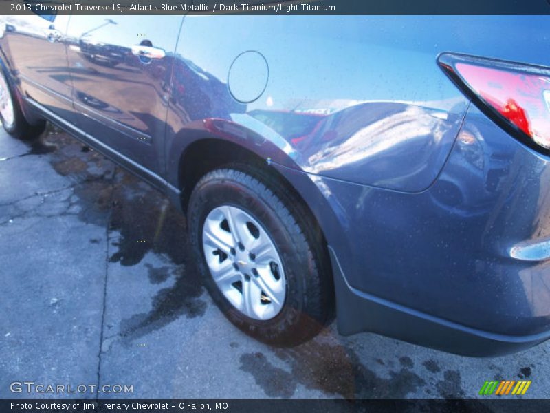Atlantis Blue Metallic / Dark Titanium/Light Titanium 2013 Chevrolet Traverse LS