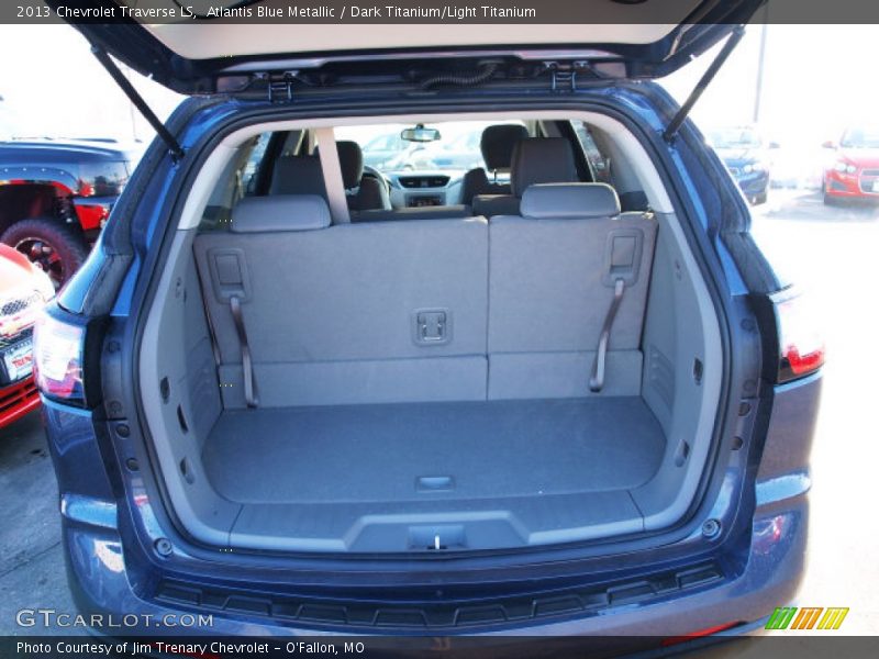 Atlantis Blue Metallic / Dark Titanium/Light Titanium 2013 Chevrolet Traverse LS