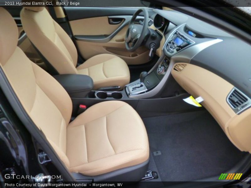 Black / Beige 2013 Hyundai Elantra GLS