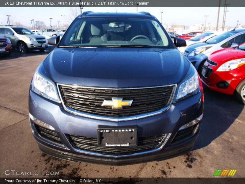 Atlantis Blue Metallic / Dark Titanium/Light Titanium 2013 Chevrolet Traverse LS
